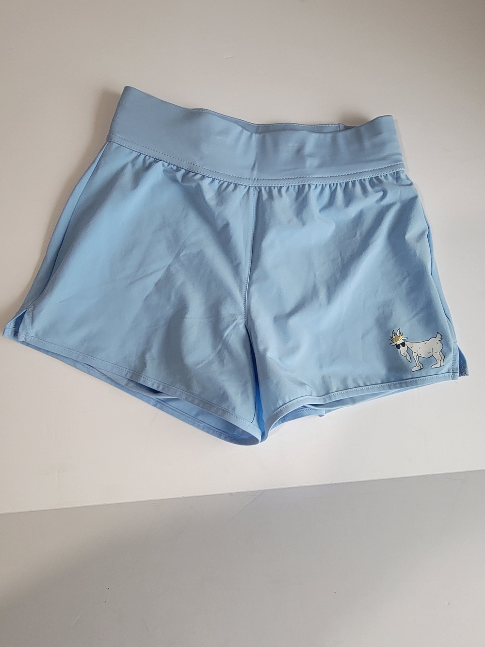 Goat Light Blue Women's Athletic Shorts